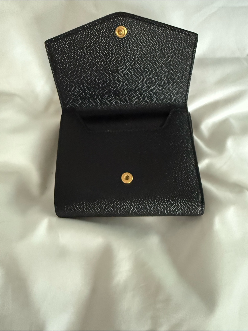 YSL Uptown Leather Compact Wallet - Picture 5 of 8